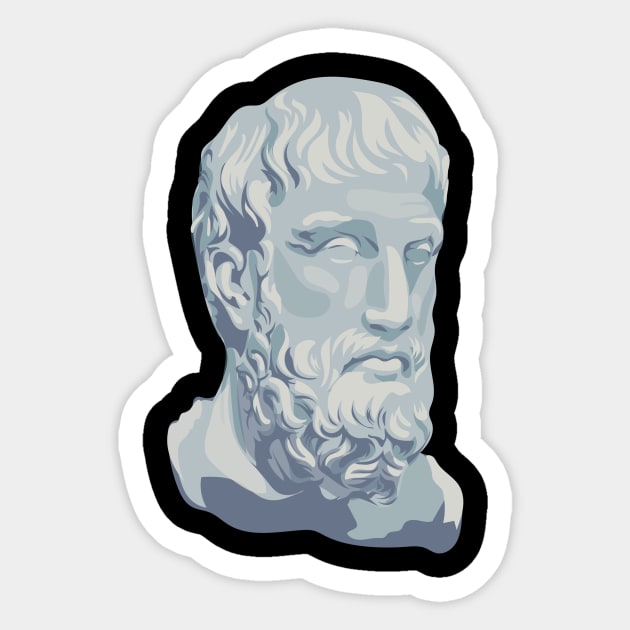 Epicurus Sticker by ZenFit